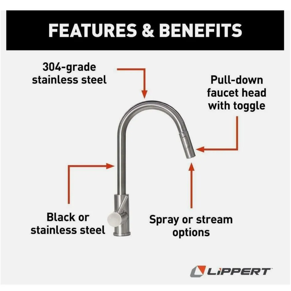 Bullet Pulldown Faucet-SS